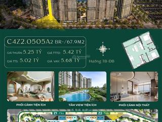 Lumiere springbay hưng yên| 2pn+  67,9m2 giá chỉ từ 6x/m2| 3 mặt thoáng căn đẹp|  0966 849 ***