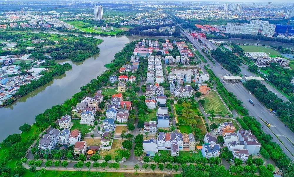 Bán đất nền nhà phố 5x18m giá 13.5 tỷ, biệt thự 7x18m, giá 17 tỷ, kdc sadeco ven sông