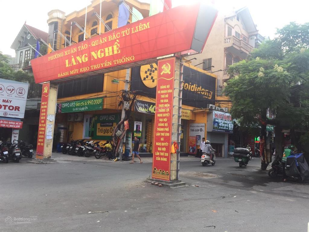 Bán đất mặt phố xuân đỉnh, mb kinh doanh kho, toà nhà văn phòng, chdv, dt 140m2 mt 6m, giá 23.5 tỷ