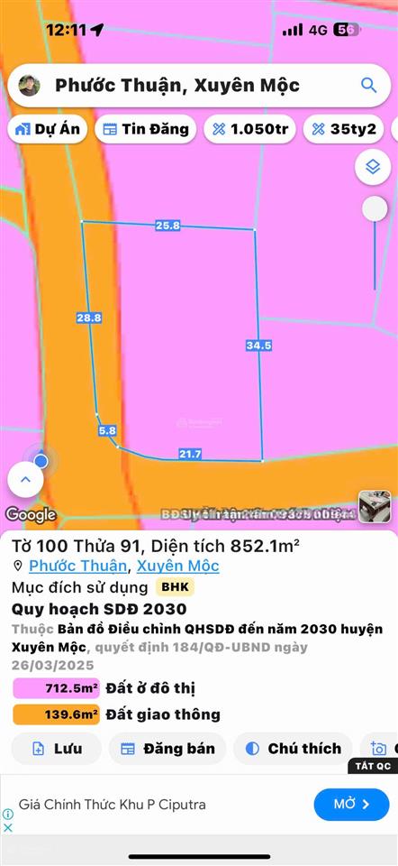 Ngộp giảm giá lô góc hồ tràm  xã hồ tràm  tp hồ chí minh