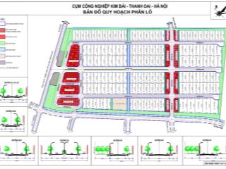 Bán đất xưởng và đất tmdv tại cụm cn telin park kim bài, thanh oai, hà nội