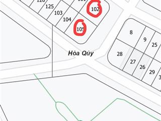 Bán đất 3 mặt tiền khu nam hoà xuân, ngũ hành sơn, đà nẵng