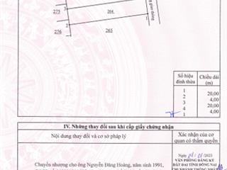 Bán đất thổ cư giá tốt mặt tiền đường giao thông xã hưng lộc, huyện thống nhất, đồng nai