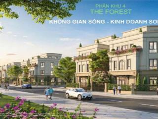 Bán shophouse trục chính dự án vinhomes green city 150m2 xây dựng 1 trệt 3 lầu  giá từ 12 tỷ/căn