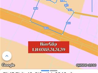 Hot hot hot 60m2 mặt tiền đường sát cụm kcn giá rẻ.  0385 313 ***