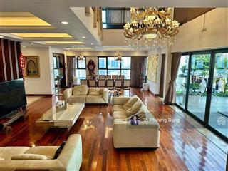 Bán penthouse duplex cầu giấy  căn góc  dt 401m2  view triệu đô  bể bơi riêng  full nt cao cấp