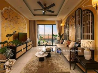 Bán căn hộ hanoi melody residences linh đàm  dt 106,6m2  3 pn 2 wc  full nội thất  7,12 tỷ