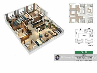 Bán căn góc hà nội melody residences linh đàm, dt 120m2, 3pn 2wc, full nt  7,66 tỷ   0844 866 ***