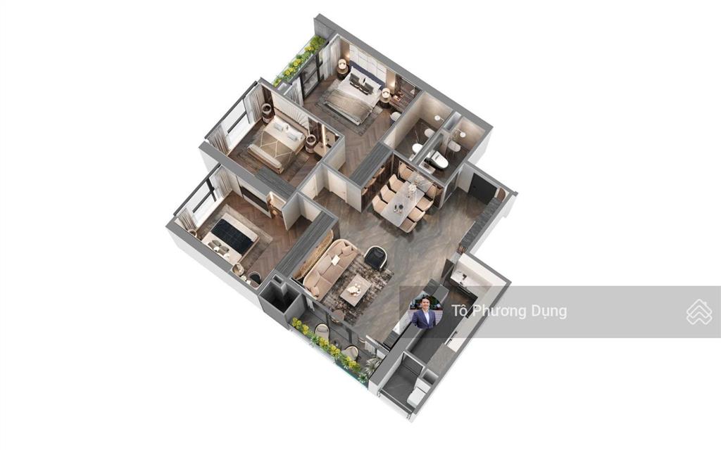Bán căn góc dt 118m2 dự án kepler tower tk 3pn 2wc full nt giá 10 tỷ 0844 866 ***!