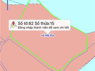Bán đất nông nghiệp mặt hồ trị an giá rẻ nhất khu vực