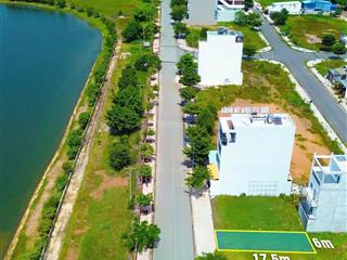 Xoay vốn làm ăn cần bán nền mặt hồ 6x17.5m (105m2) đường oto nhựa 16m, hướng chánh nam