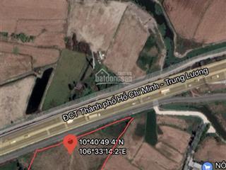 Bán 11.000m2 đất tân túc  bình chánh trục mặt tiền ct tp hcm  trung lương 