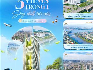 Chính thức nhận booking cho căn hộ mới khu đông tphcm cận kề suối tiên và tuyến metro số 1