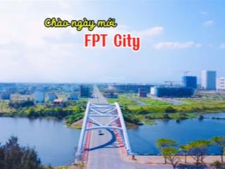 Lô góc biệt thự 2 mặt tiền sông cổ cò siêu to khổng lồ 1112.7m2 tại khu fpt đà nẵng view cực đẹp