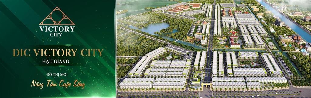 Bán đất nền dự án dic victory city, tp. vị thanh, hậu giang  giá chỉ 1.14 tỷ/lô  đã có sổ hồng