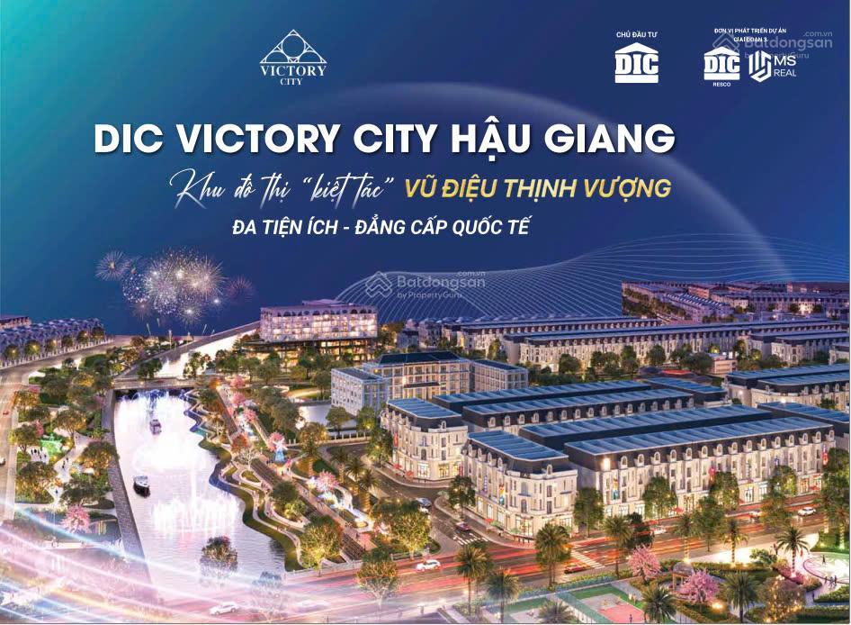 Bán đất nền dự án dic victory city, 11,7triệu/m2, 95m2 tại tp. vị thanh, hậu giang, sổ hồng từng lô