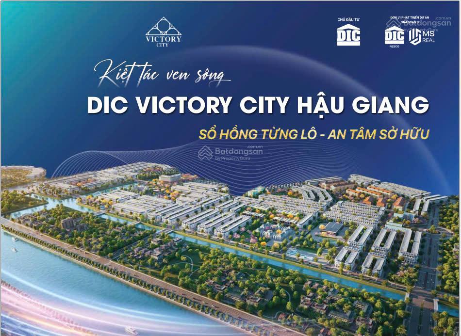 Bán đất nền dự án dic victory city, 11,7triệu/m2, 95m2 tại tp. vị thanh, hậu giang, sổ hồng từng lô