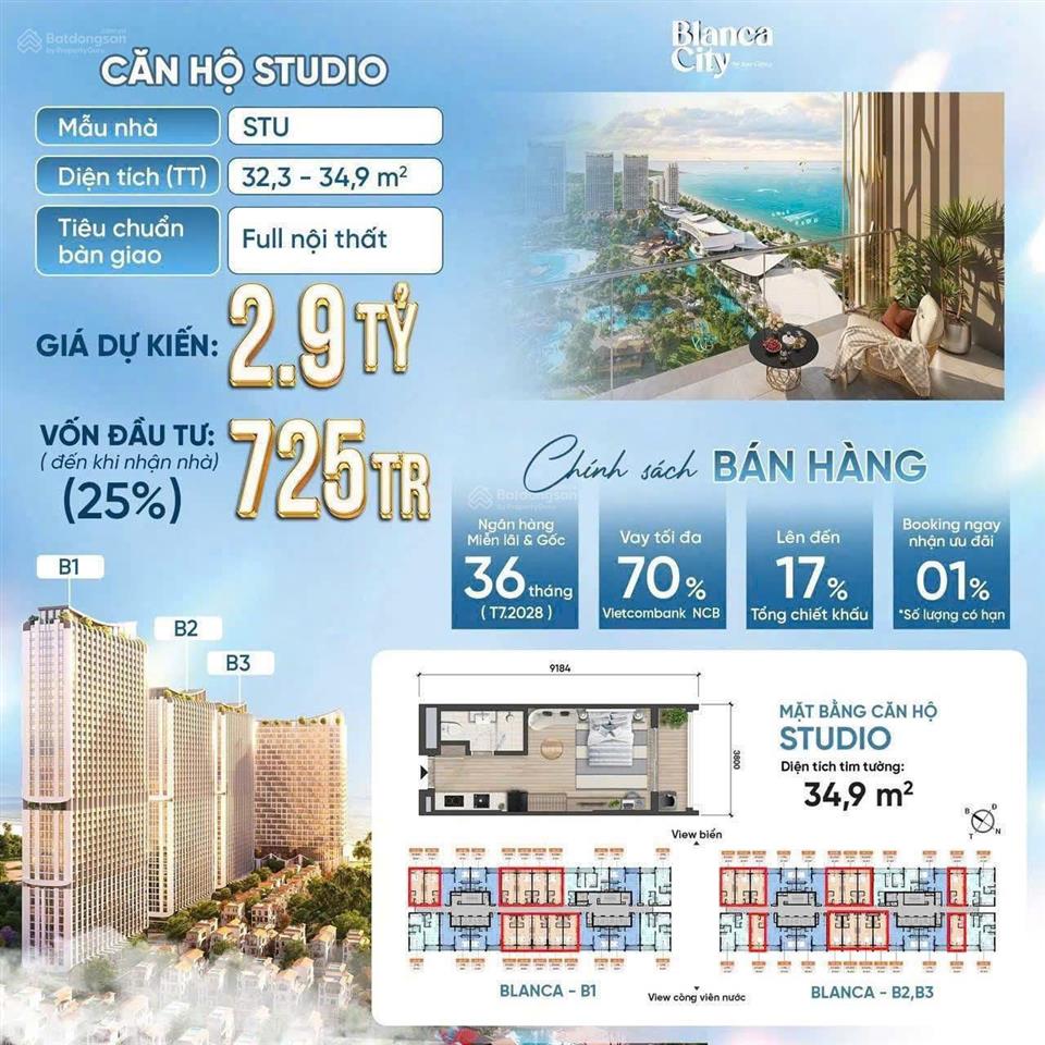 Căn hộ 60m2, 1pn/ + beacon  sungroup vũng tàu | sở hữu lâu dài | giá 3,63 tỷ