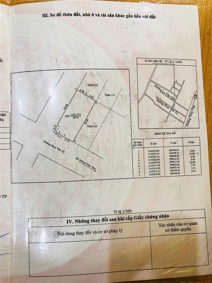 Bán tòa nhà 223m2 mặt tiền gần biển thùy vân. hiện đang cho thuê 150tr/tháng.  0914 653 ***