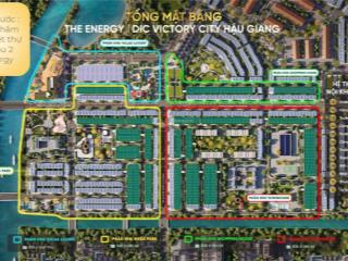 Bán đất nền dự án dic victory city, giá tốt, 999tr có sẵn sổ, 100m2 ở vị thanh, hậu giang