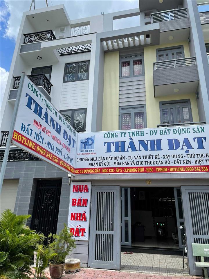 Chính chủ bán gấp lô đất trong kdc 13e làng việt kiều phong phú đối diện 13b conic giá 3,8 tỷ