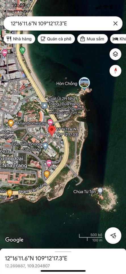 Bán đất mặt tiền trần phú (có bán lẻ), tđc hòn đỏ, phù hợp mở nhà hàng, khách sạn