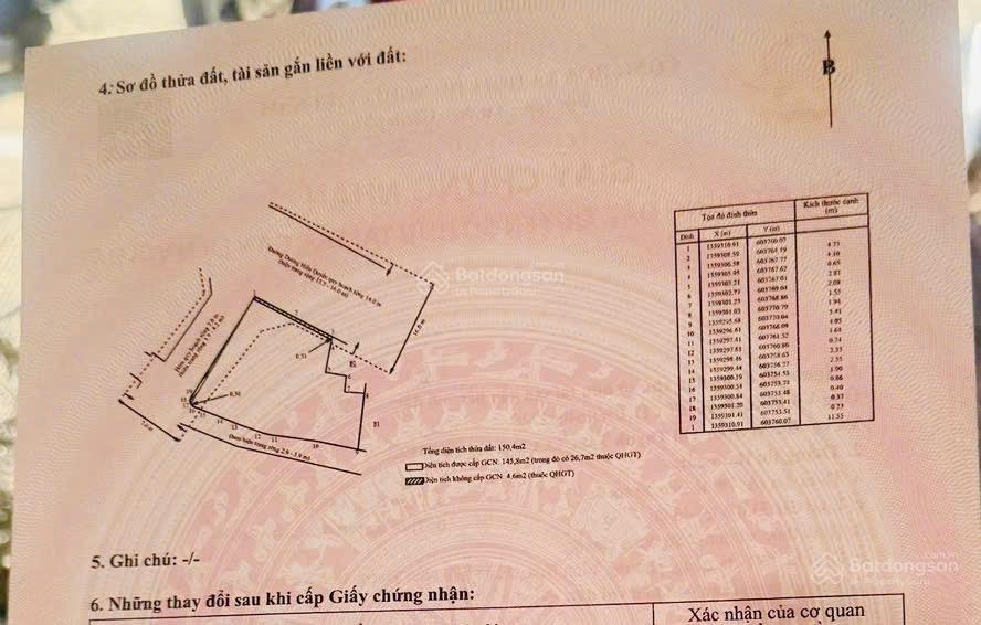 Bán nhà dương hiến quyền cách biển vài bước chân, đối diện mường thanh