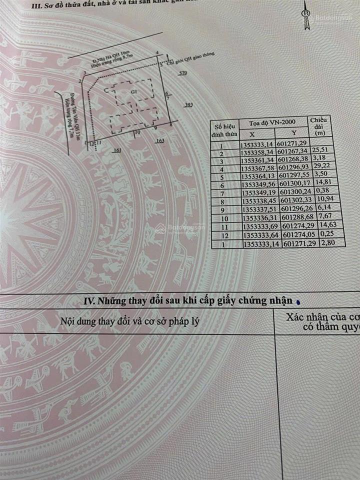 Lô góc nhị hà khu bàn cờ ngay trung tâm thành phố