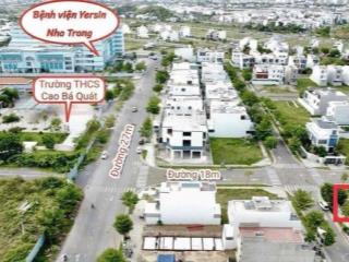 Lô góc 2 mặt tiền đường 18m gói 2 mỹ gia. gần bệnh viện, trường học, uỷ ban phường nam nha trang