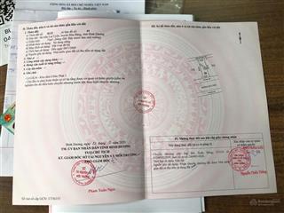 Chính chủ cần bán đất ngay kcn bàu bàng, cách tthc 2km. hạ tầng đồng bộ. giá bán nhanh 780 triệu