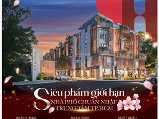 Bán nhà phố sei harmony 1t, 3l đường lê tấn bê giỏ hàng cđt, giá gốc chiết khấu cực tốt