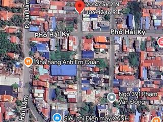 Chính chủ bán lô đất khu phân lô hải thành 1, dương kinh