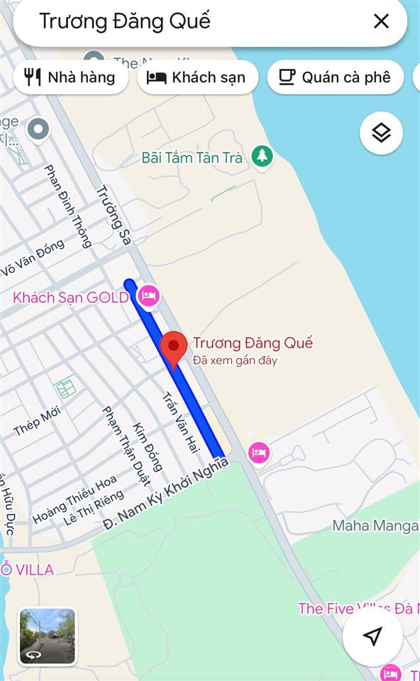 Bán lô đất biển trương đăng quế sát đường việt bắc, view sông biển tuyệt đẹp