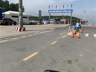 Bán đất 2 mặt tiền 470,3m2 đường tắc xuất, tt. cần thạnh cần giờ kế bên bến phà cần giờ  vũng tàu