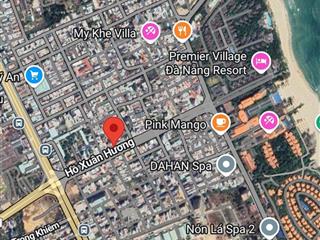 Bán đất đường hồ xuân hương, dt 265m2 ngang 10m gần biển mỹ khê
