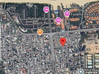 Bán lô góc đường trần văn thành 450m2 xây cao tầng, gần biển, cách furama resort 300m