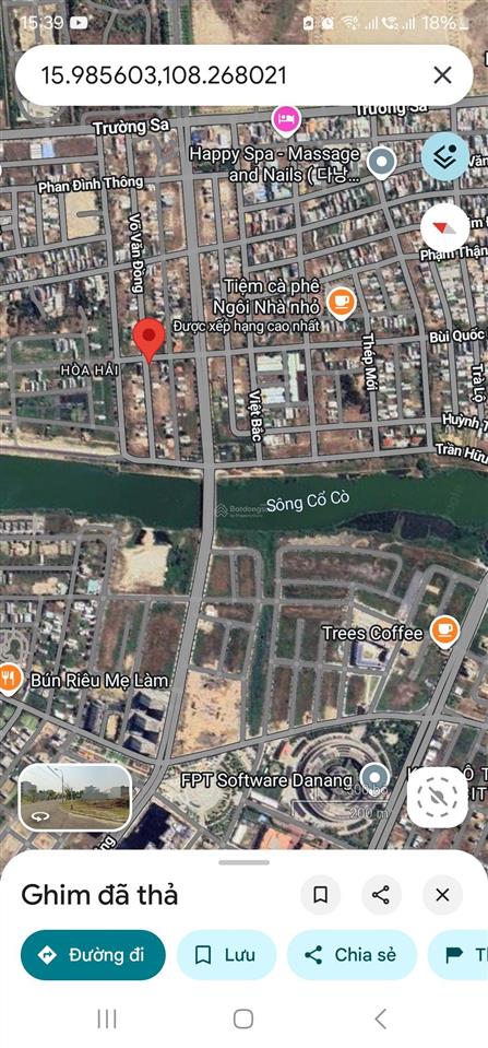Bán lô góc võ văn đồng + bùi quốc khái  kdc tân trà