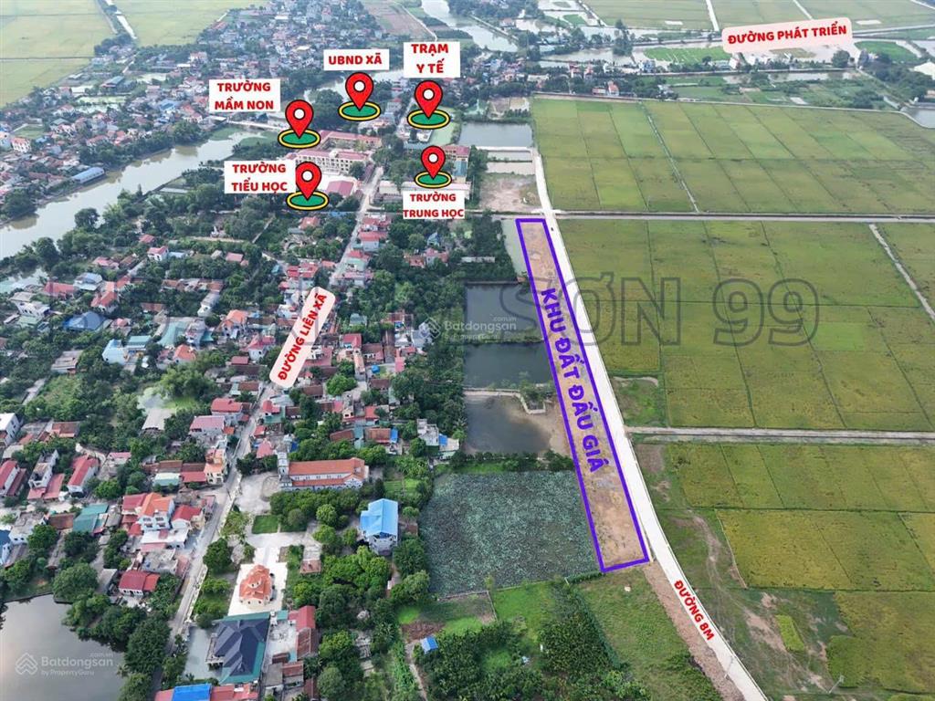 Chính chủ bán lô đất đấu giá lk34 thôn hiền giáo xã, an tiến, huyện mỹ đức, tp hà nội