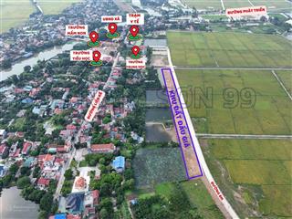 Chính chủ bán lô đất đấu giá lk34 thôn hiền giáo xã, an tiến, huyện mỹ đức, tp hà nội