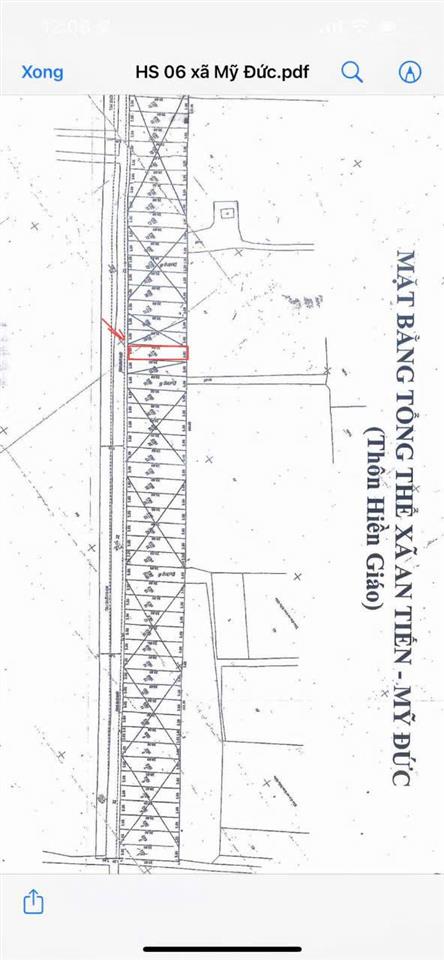 Chính chủ bán lô đất đấu giá lk34 thôn hiền giáo xã, an tiến, huyện mỹ đức, tp hà nội