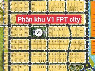 Góc 142m² v1 khu fpt  đối diện công viên, chính chủ cần bán.