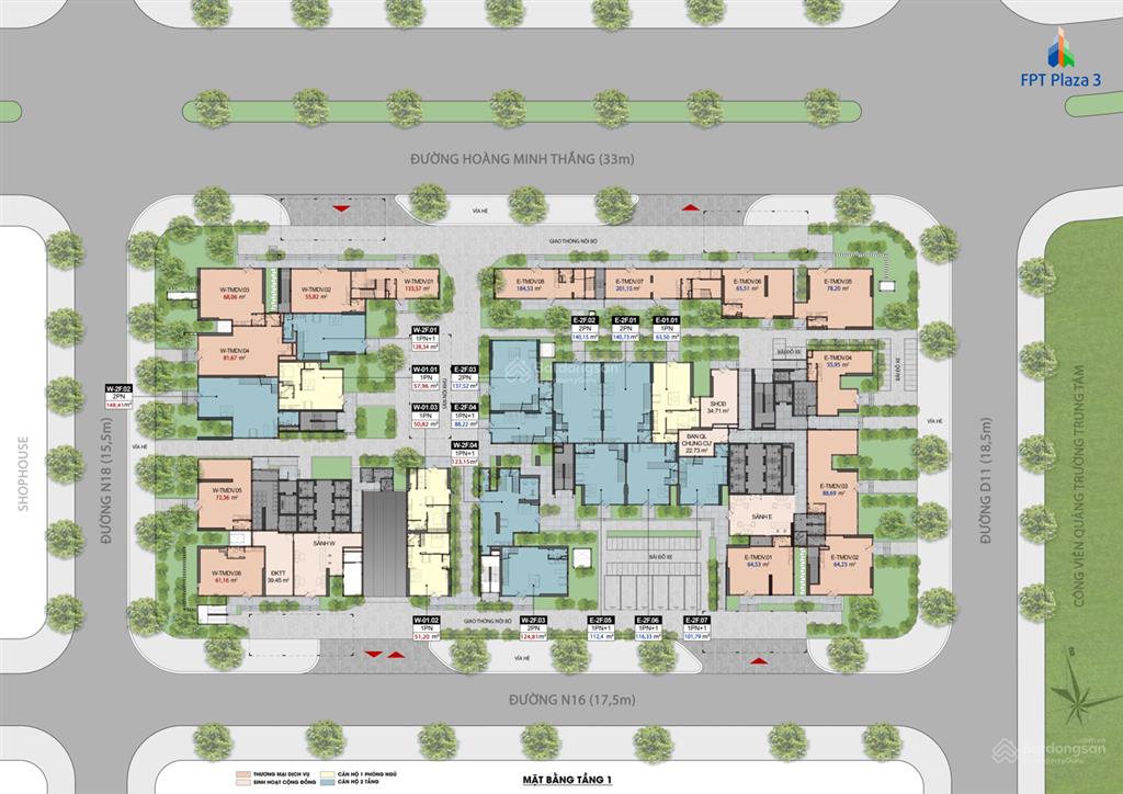 Plaza 3  căn góc thông tầng (2 tầng) khối đế siêu hiếm, thuận tiện vừa ở vừa kinh doanh  giá tốt