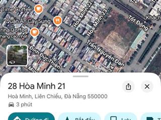 Bán đất tặng nhà c4 mt đường hoà minh 21, đang cho thuê 5tr/ tháng