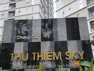 Cho thuê căn hộ 2pn thủ thiêm sky, 188/1 nguyễn văn hường, thảo điền, quận 2