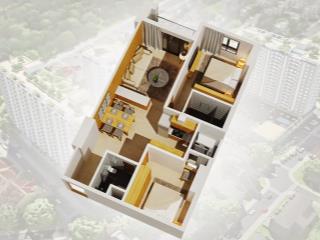 Bán căn 2pn chung cư bộ công an 83 đường số 3 phường an khánh, tp hồ chí minh ( quận 2 cũ)
