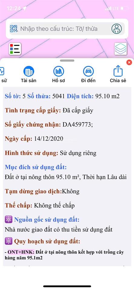 Cần bán 1 lô mặt tiền đường trục chính kinh doanh mua bán được, sát kcn giang điền