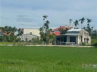 Đất mặt tiền view lúa tuyệt đẹp tại cẩm thanh, hội an  hàng hiếm còn sót lại