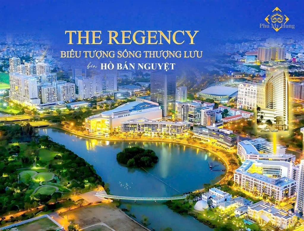 Chỉ thanh toán 4 tỷ là sở hữu the regency hồ bán nguyệt phú mỹ hưng