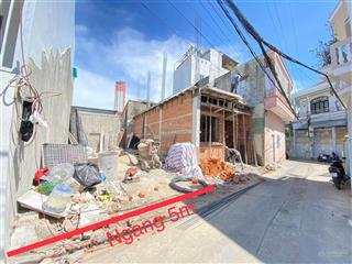 Bán đất 61,3m2 ngang 5 đất hẻm ô tô đường hà thanh, phường vạn thạnh, nha trang