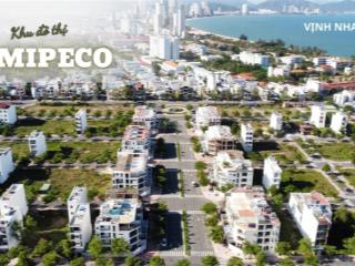 Đất xây biệt thự đơn lập 234m2 kđt mipeco nha trang, giá siêu hời 71,5 triệu/m2, cách biển 300m